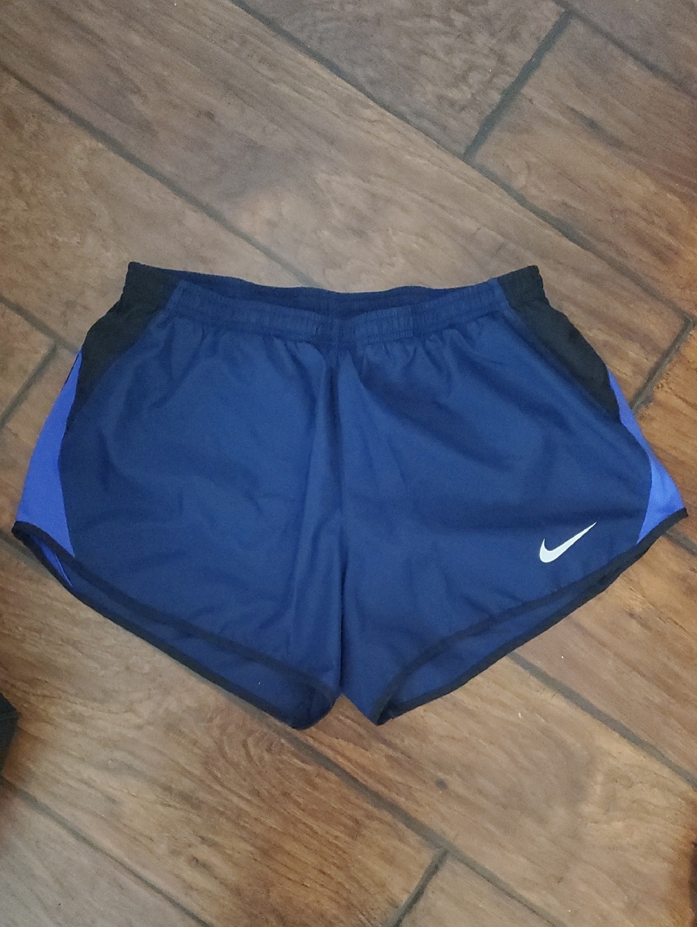 Nike Dri-Fit Women’s Navy and Black Athletic Running Shorts